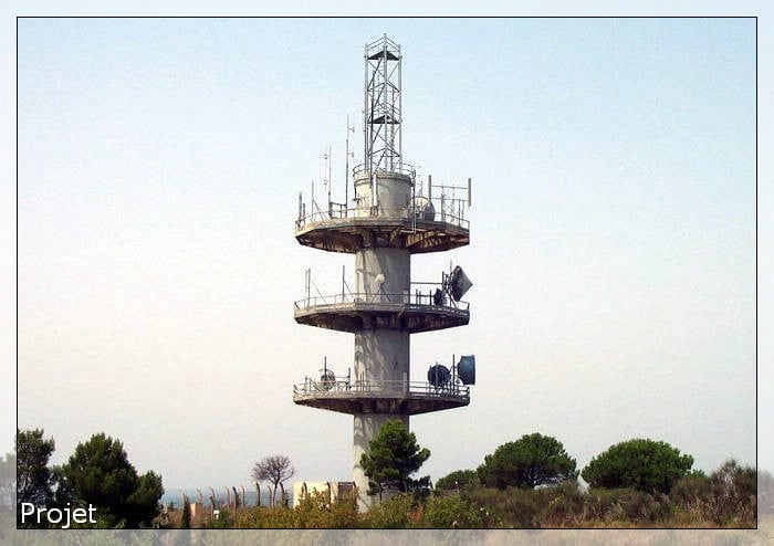 Photomontage 3D antennes relai