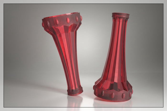 Images fichier 3D pour injection plastique