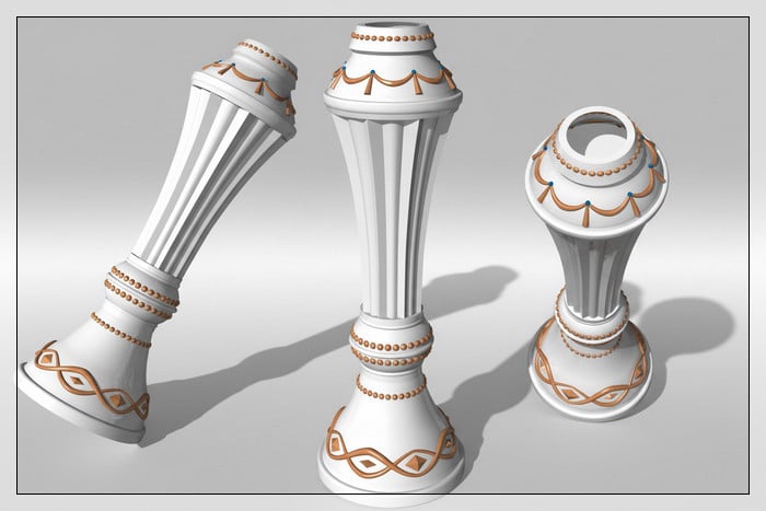 Images fichier 3D pour injection plastique