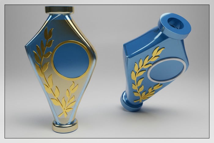 Images fichier 3D pour injection plastique