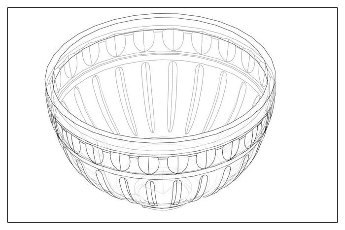 Images fichier 3D pour injection plastique