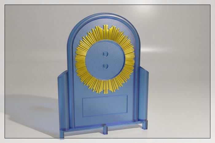 Images fichier 3D pour injection plastique