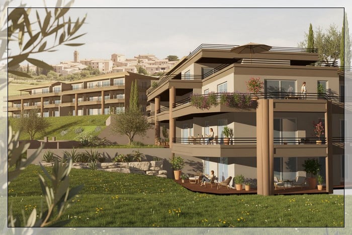 Illustration architecture immeuble vue 4